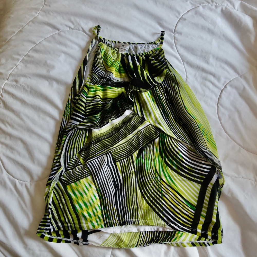 COPY - Worthington ● Bright Green and Black Women's Tank Top ● Size Medium - Picture 2 of 7
